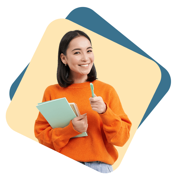 Estudante se preparando para o ENEM